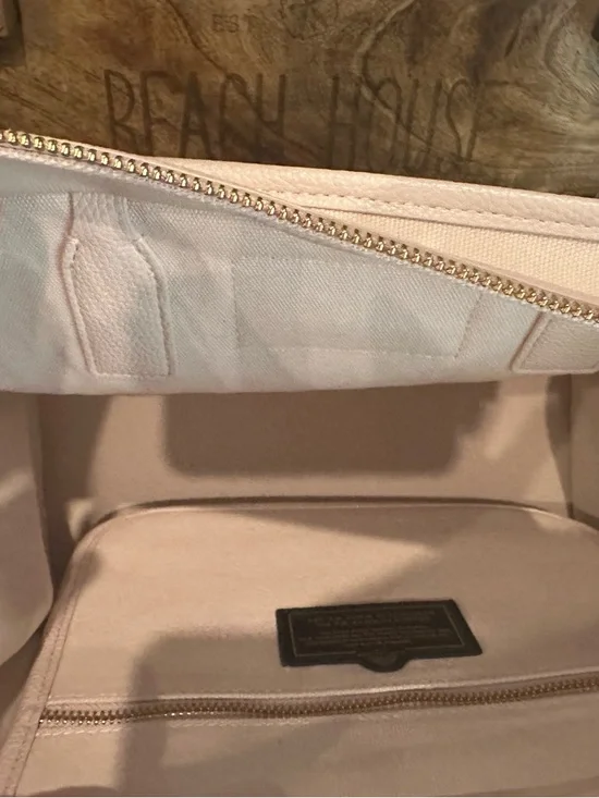 Kurt Geiger Pink Pastel Raffia Large Shopper Bag Tote - Picture 10 of 12